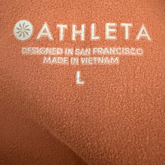 Athleta Ultimate Stash Pocket 7/8‎ Tight Rust Large - Picture 3 of 5